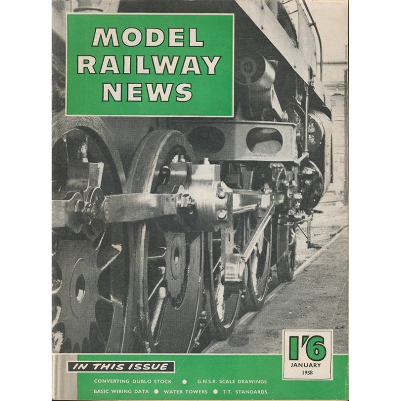 Model Railway News 1958 January