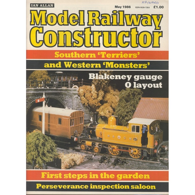 Model Railway Constructor 1986 May