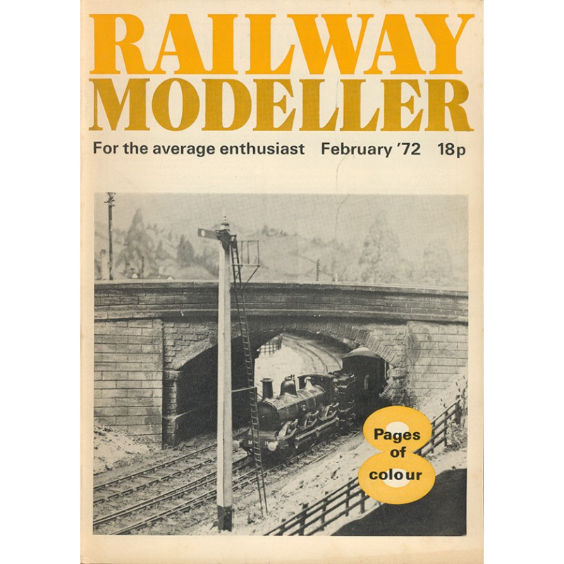 Railway Modeller 1972 February Railway Modeller 1972 February