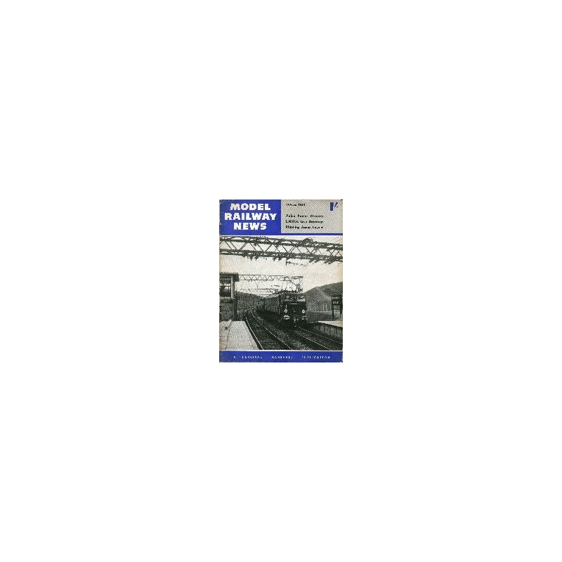 Model Railway News 1954 October Model Railway News 1954 October