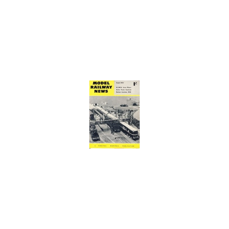 Model Railway News 1954 August Model Railway News 1954 August