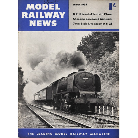 Model Railway News 1955 March