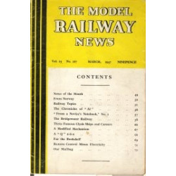 Model Railway News 1947 March