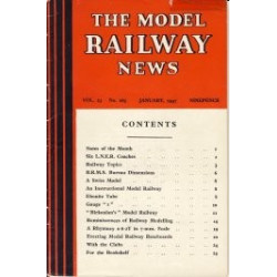 Model Railway News 1947 January