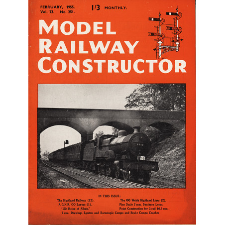 Model Railway Constructor 1955 February