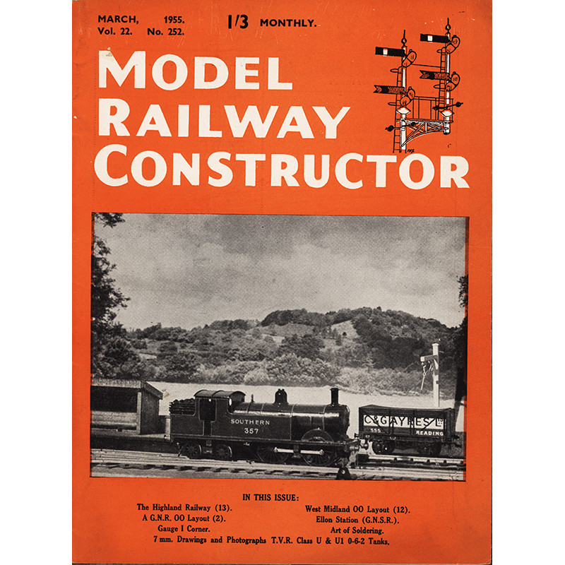 Model Railway Constructor 1955 March Model Railway Constructor 1955 March