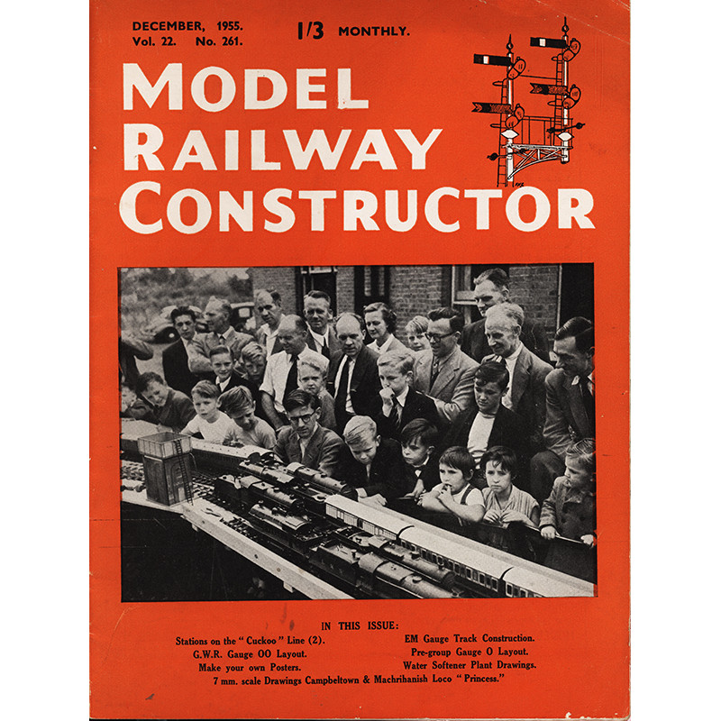 Model Railway Constructor 1955 December Model Railway Constructor 1955 December