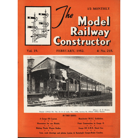 Model Railway Constructor 1952 February