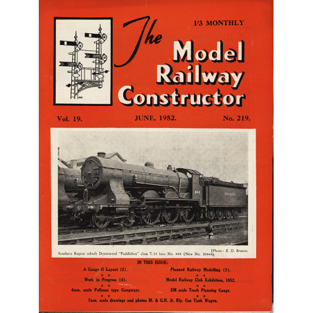 Model Railway Constructor 1952 June