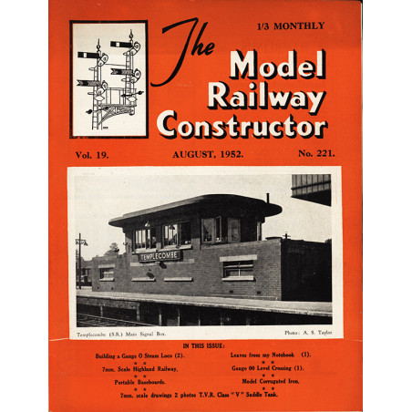 Model Railway Constructor 1952 August