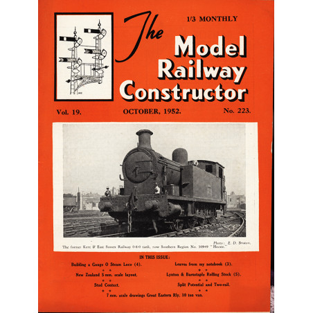 Model Railway Constructor 1952 October