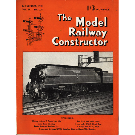 Model Railway Constructor 1952 November