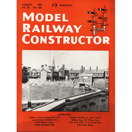 Model Railway Constructor 1953 August