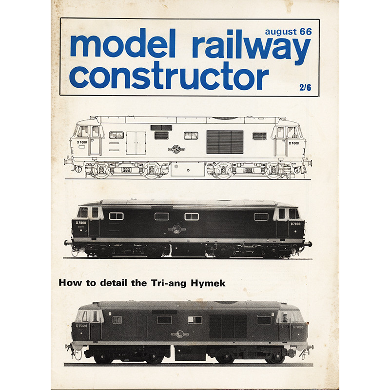 Model Railway Constructor 1966 August Model Railway Constructor 1966 August