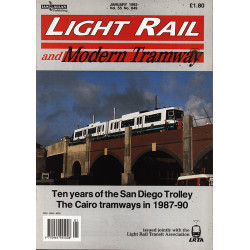 Light Rail and Modern Tramways 1992 January