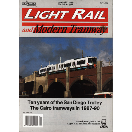 Light Rail and Modern Tramways 1992 January