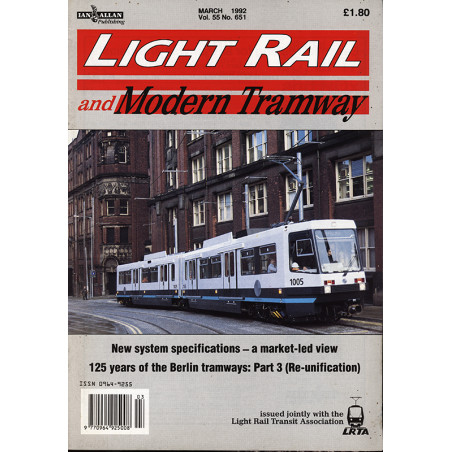 Light Rail and Modern Tramways 1992 March