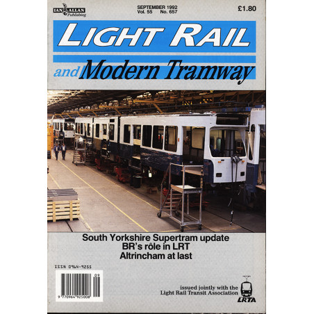 Light Rail and Modern Tramways 1992 September