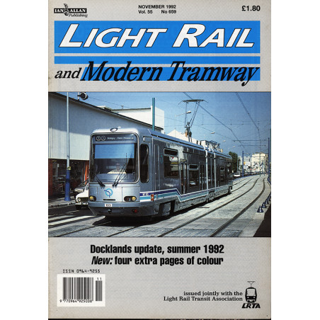 Light Rail and Modern Tramways 1992 September