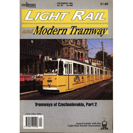 Light Rail and Modern Tramways 1992 December