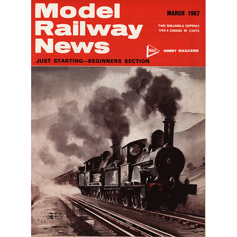 Model Railway News 1967 March Model Railway News 1967 March