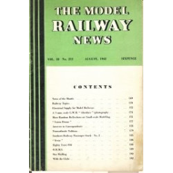 Model Railway News 1942 August