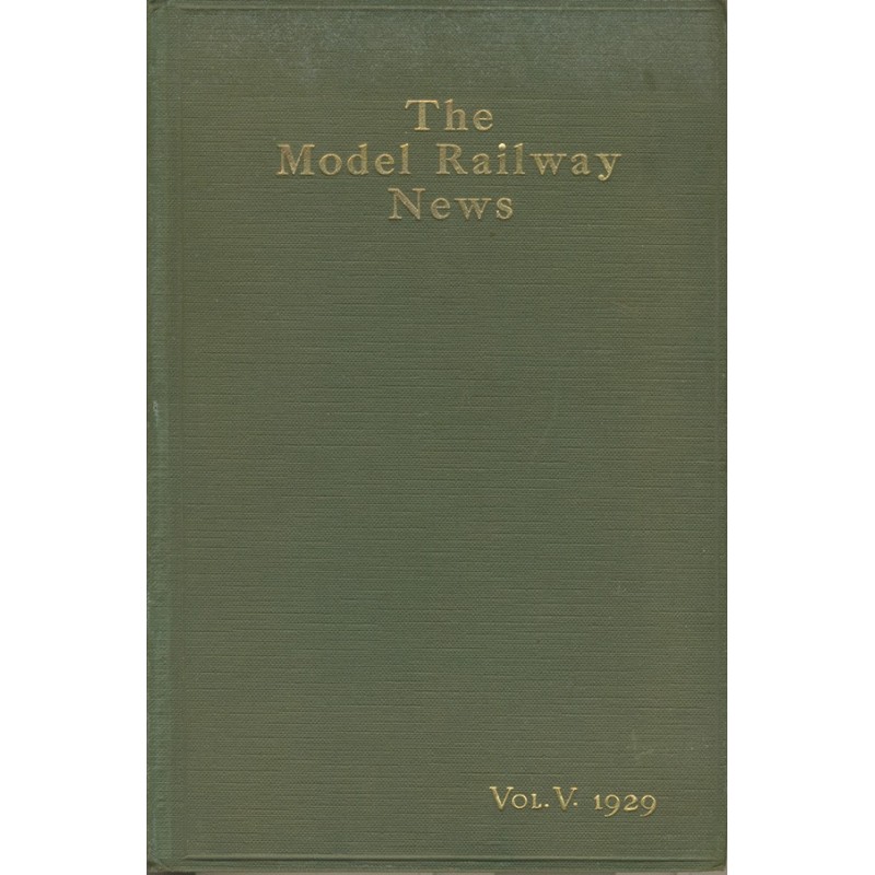 Model Railway News 1929 Bound Volume