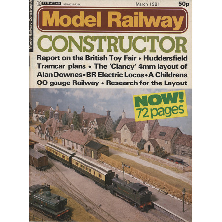 Model Railway Constructor 1981 March