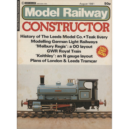 Model Railway Constructor 1981 August