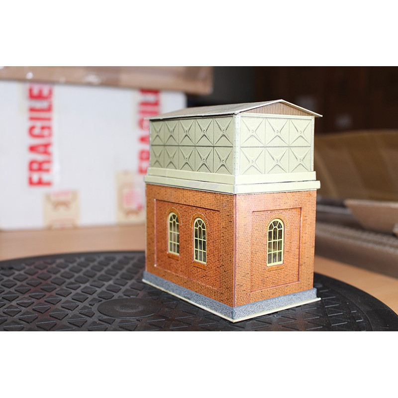 Card kit model buildings (built)