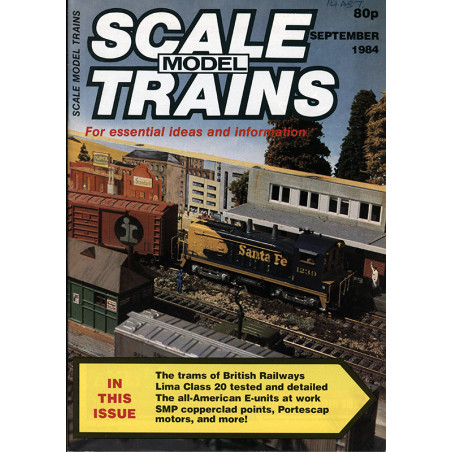 Scale Model Trains 1984 September