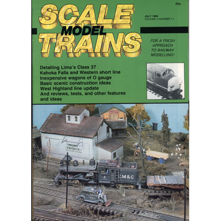 Scale Model Trains 1986 July