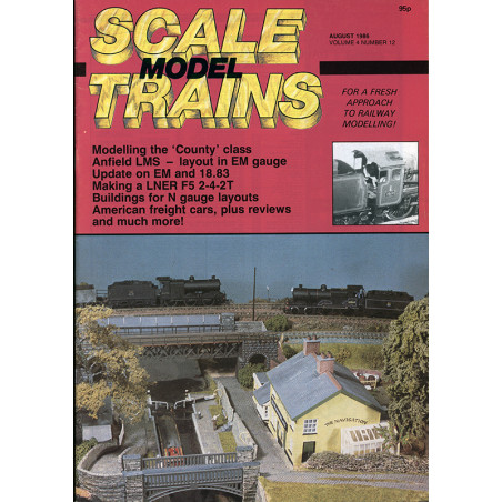 Scale Model Trains 1986 August
