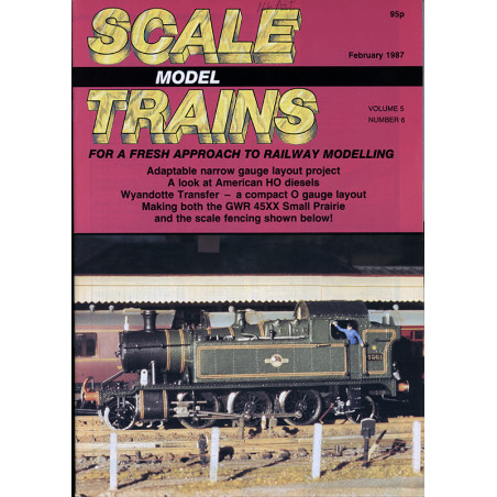 Scale Model Trains 1987 February