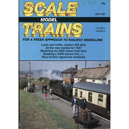 Scale Model Trains 1987 April