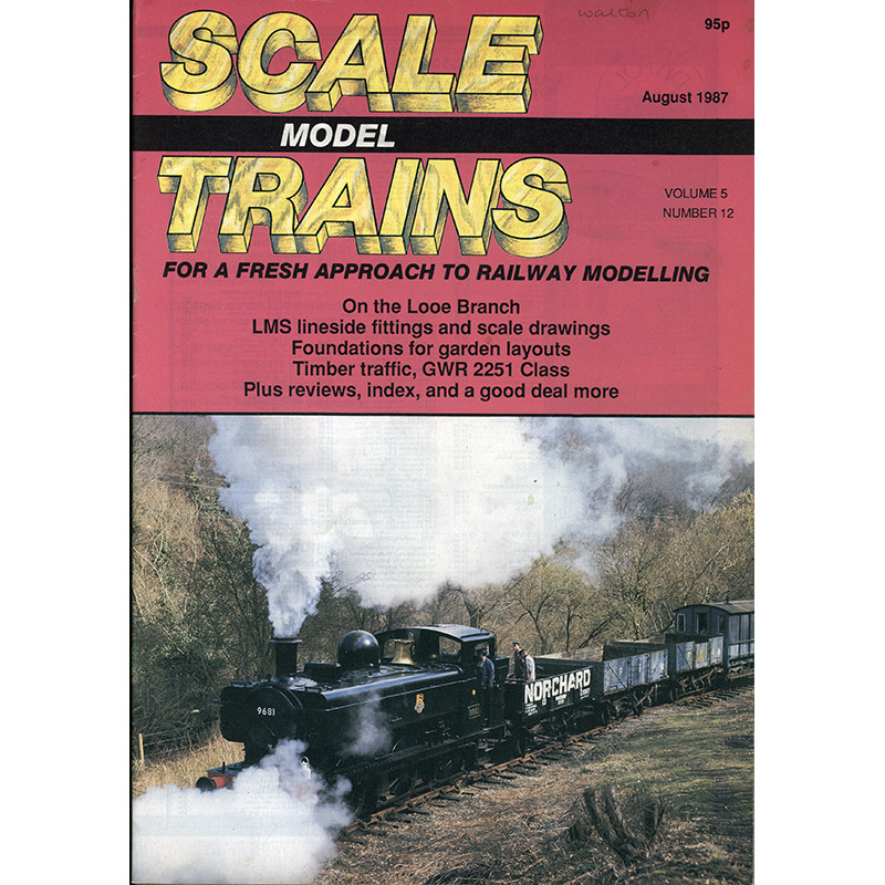 Scale Model Trains 1987 August