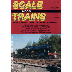 Scale Model Trains 1988 February