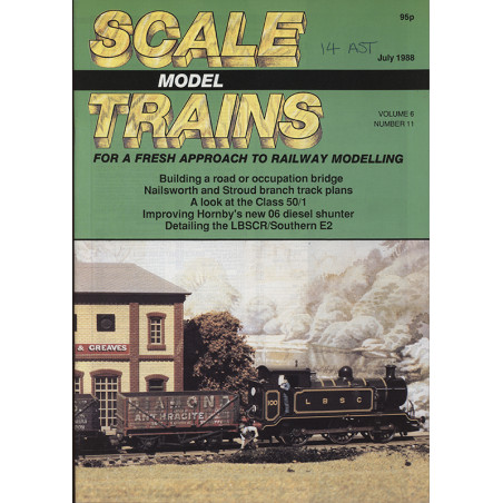 Scale Model Trains 1988 July
