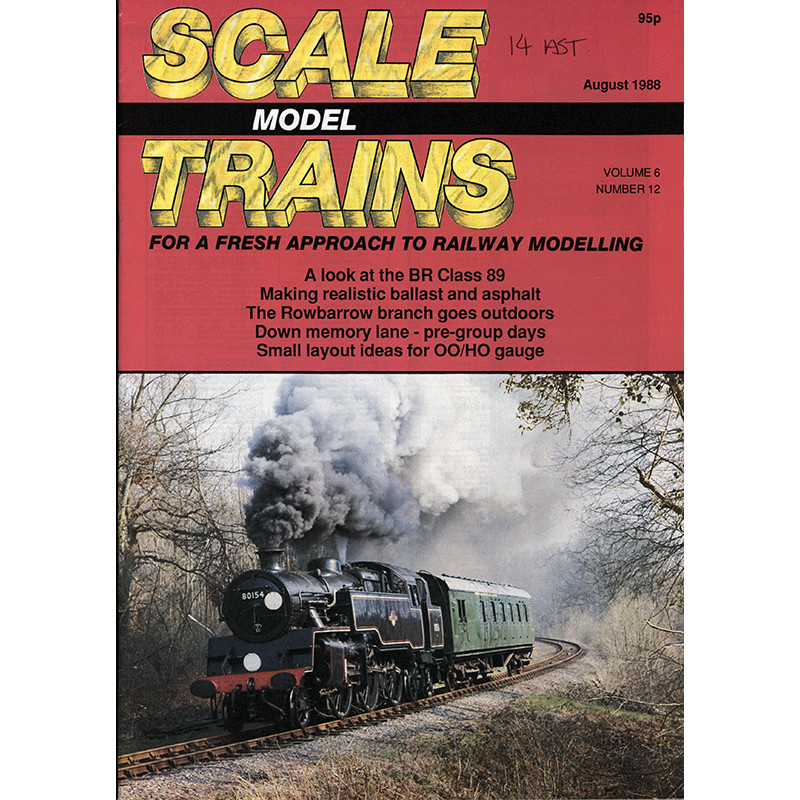 Scale Model Trains 1988 August