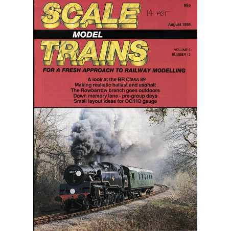 Scale Model Trains 1988 August