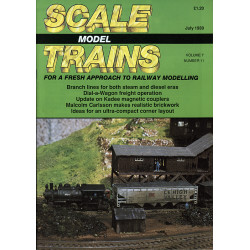 Scale Model Trains 1989 July