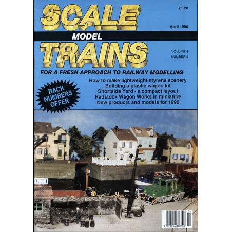 Scale Model Trains 1990 April