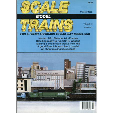Scale Model Trains 1992 October