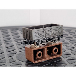 Peco 7plank grey open wagon (not lettered)