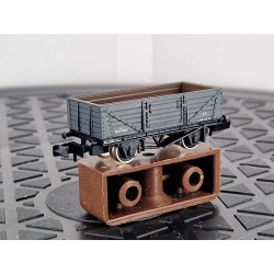 Graham Farish 5plank wagon 'BR' DGrey