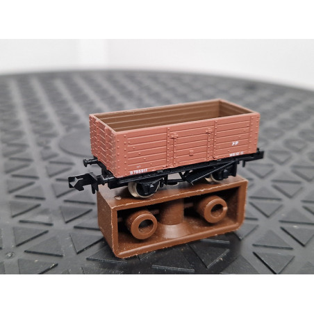 Graham Farish 7plank open wagon 'BR' bauxite
