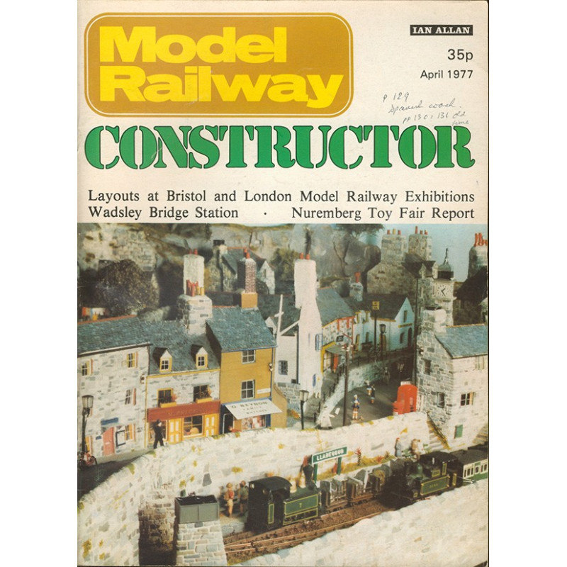 Model Railway Constructor 1977 April Model Railway Constructor 1977 April