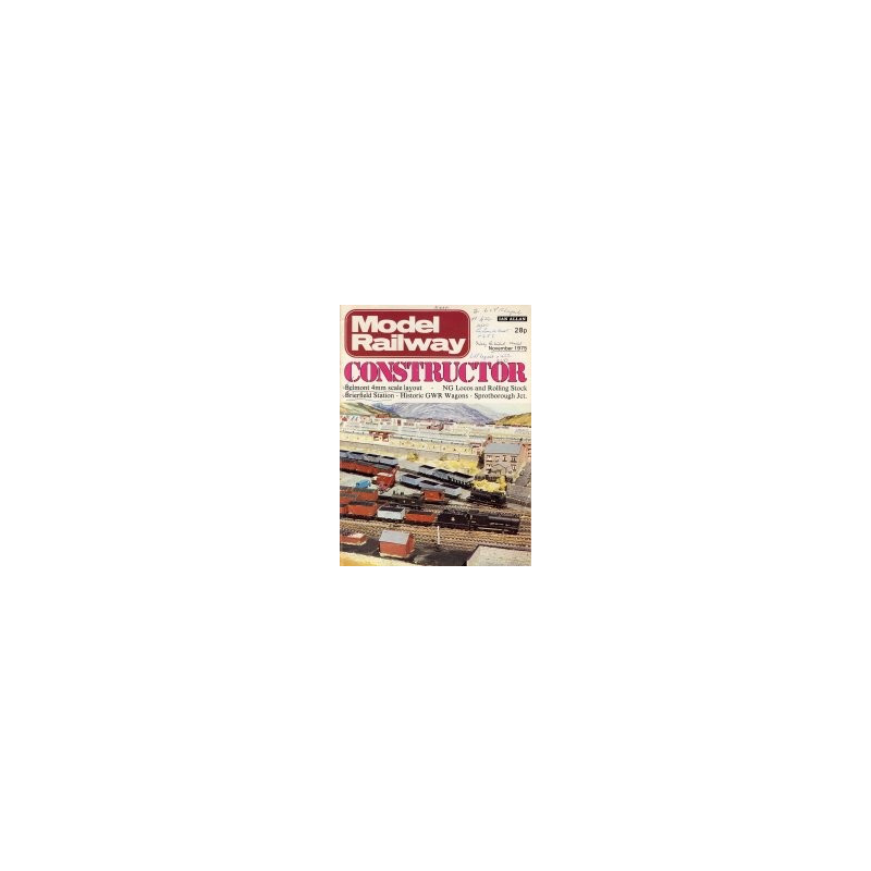 Model Railway Constructor 1975 November Model Railway Constructor 1975 November