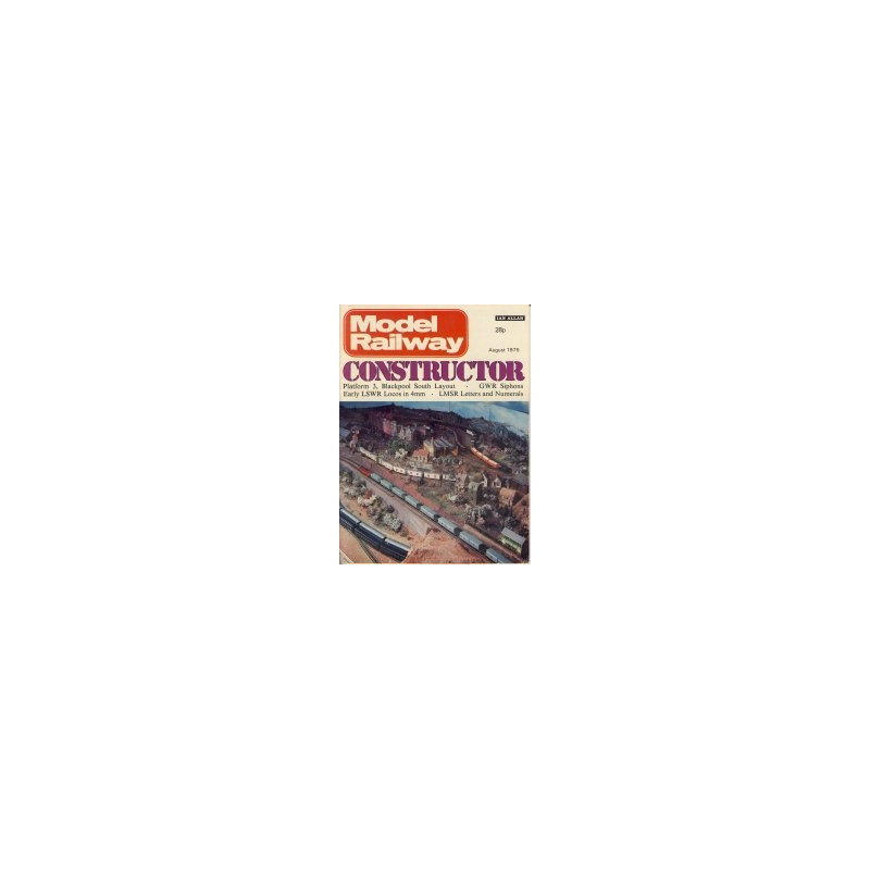 Model Railway Constructor 1975 August Model Railway Constructor 1975 August