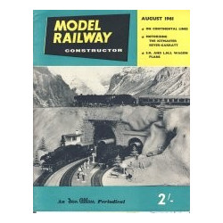 Model Railway Constructor 1961 August